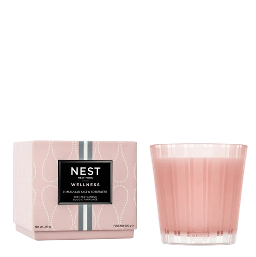 Nest 3-Wick Himalayan Salt & Rosewater Candle (21.2 oz)