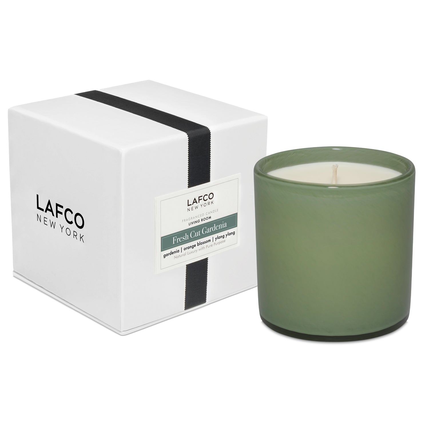 LAFCO 15.5 oz Living Room (Fresh Cut Gardenia) Candle
