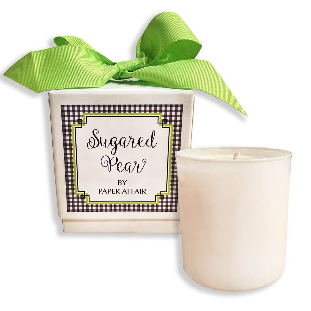 Sugared Pear Candle by Paper Affair